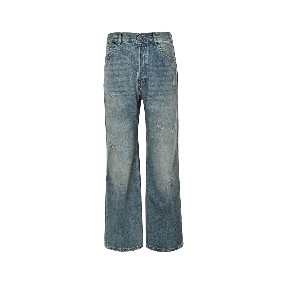 Acne Studios Distressed Wide‑Leg Jeans