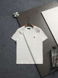 Ralph Lauren Men's Crew‑Neck Short‑Sleeve T‑Shirt With Black Pony Logo