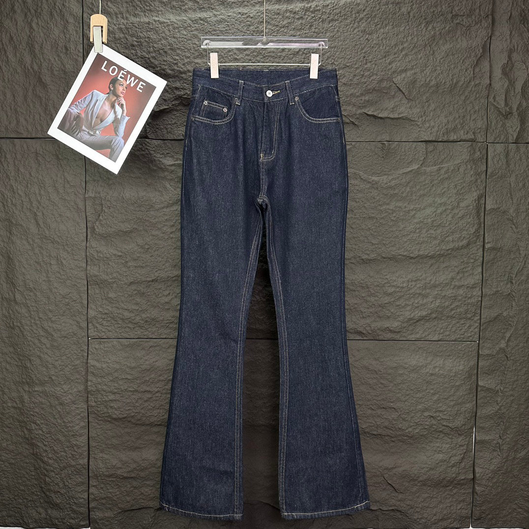 Acne Studios Raw‑Wash Flare‑Leg Jeans