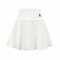 Polo Ralph Lauren Women’s High‑Waist Pleated Mini Skirt With Pony Embroidery