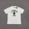 BAPE SS26 A Synning Ape Halo College T-Shirt