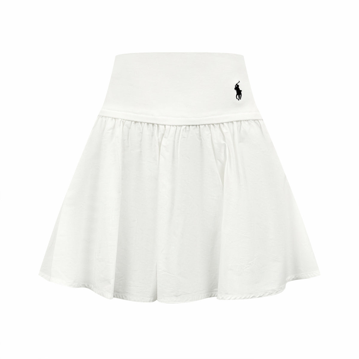 Polo Ralph Lauren Women’s High‑Waist Pleated Mini Skirt With Pony Embroidery