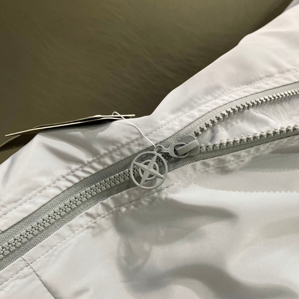 Stone Island High-Gloss Nylon Compass Badge Bomber Jacket - 3 Colors