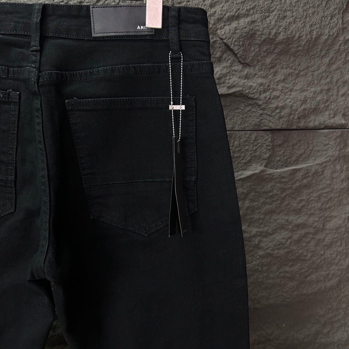 AMIRI Mesh‑Lined Multi‑Rip Distressed Slim‑Fit Denim Jeans