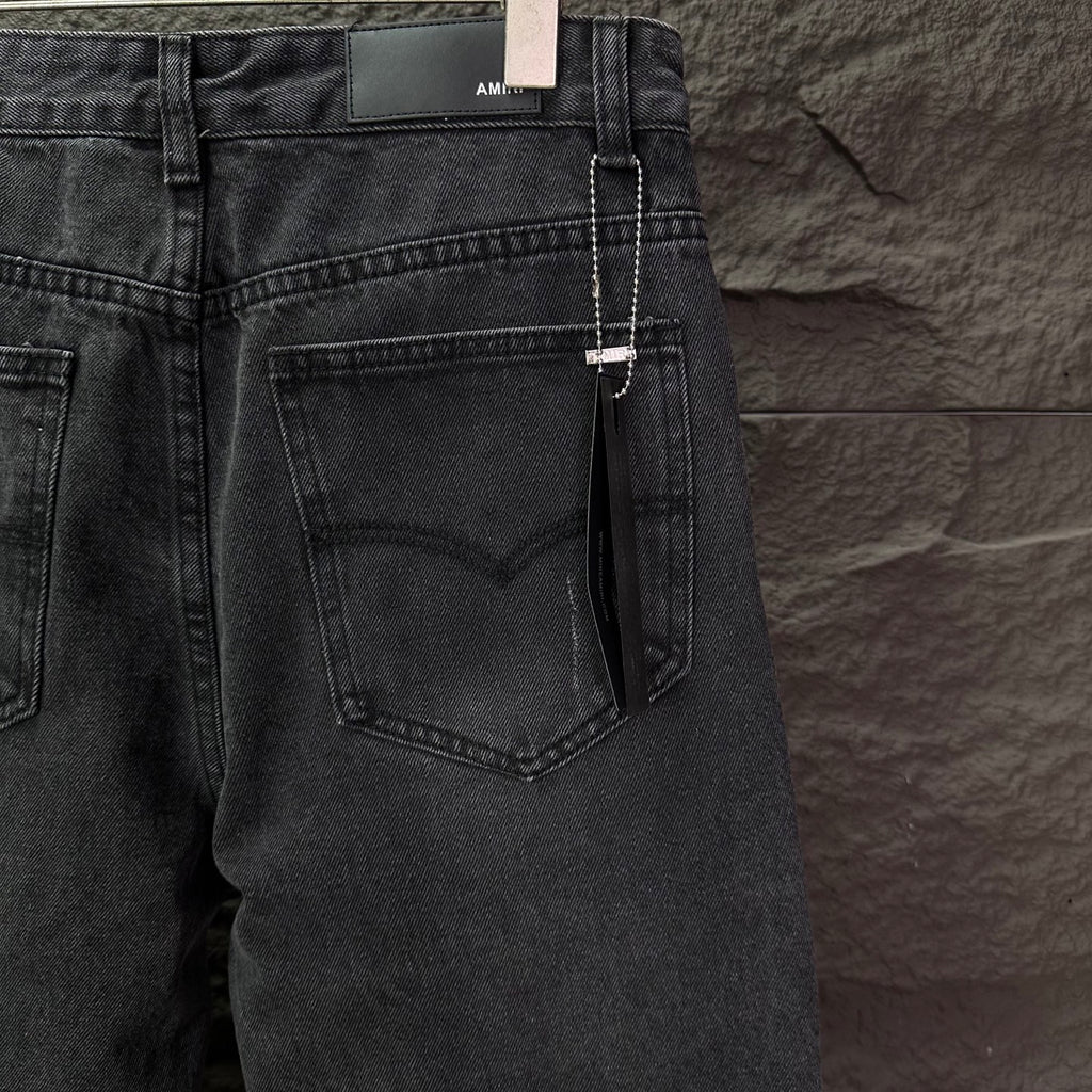 AMIRI Rhinestone‑Embellished Flared Denim Jeans