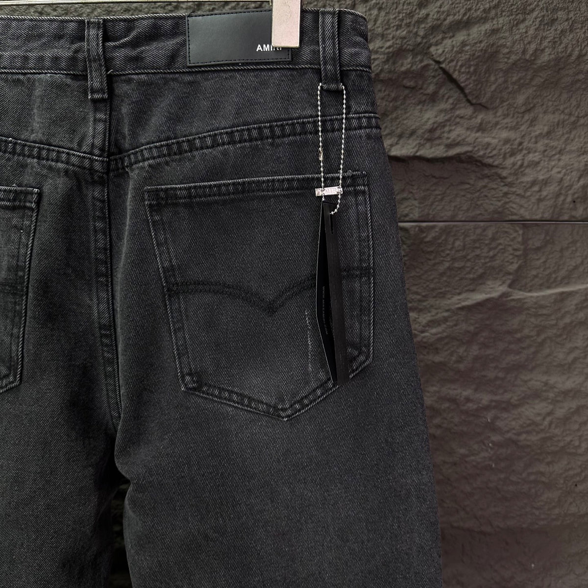 AMIRI Rhinestone‑Embellished Flared Denim Jeans