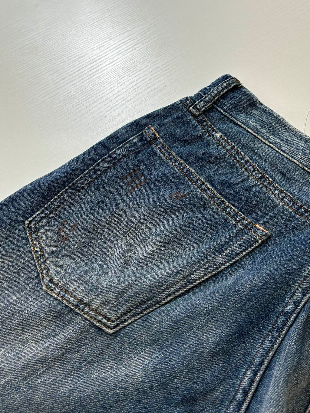 Acne Studios Paint‑Splatter Vintage Wide‑Leg Jeans