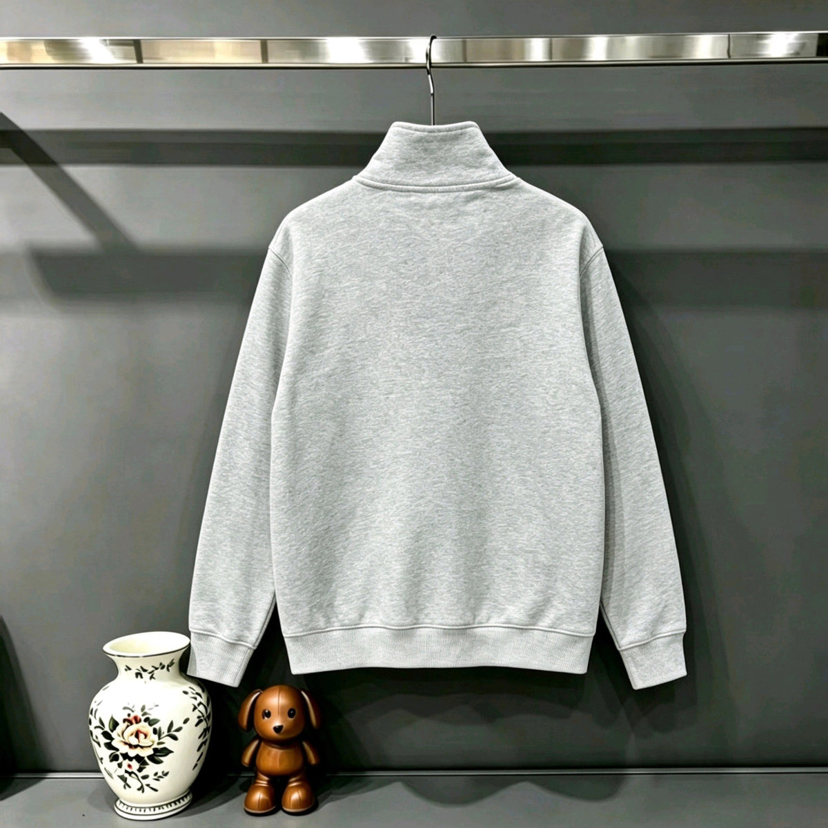 Stone Island Classic Compass Badge Full-Zip Stand Collar Sweatshirt Jacket