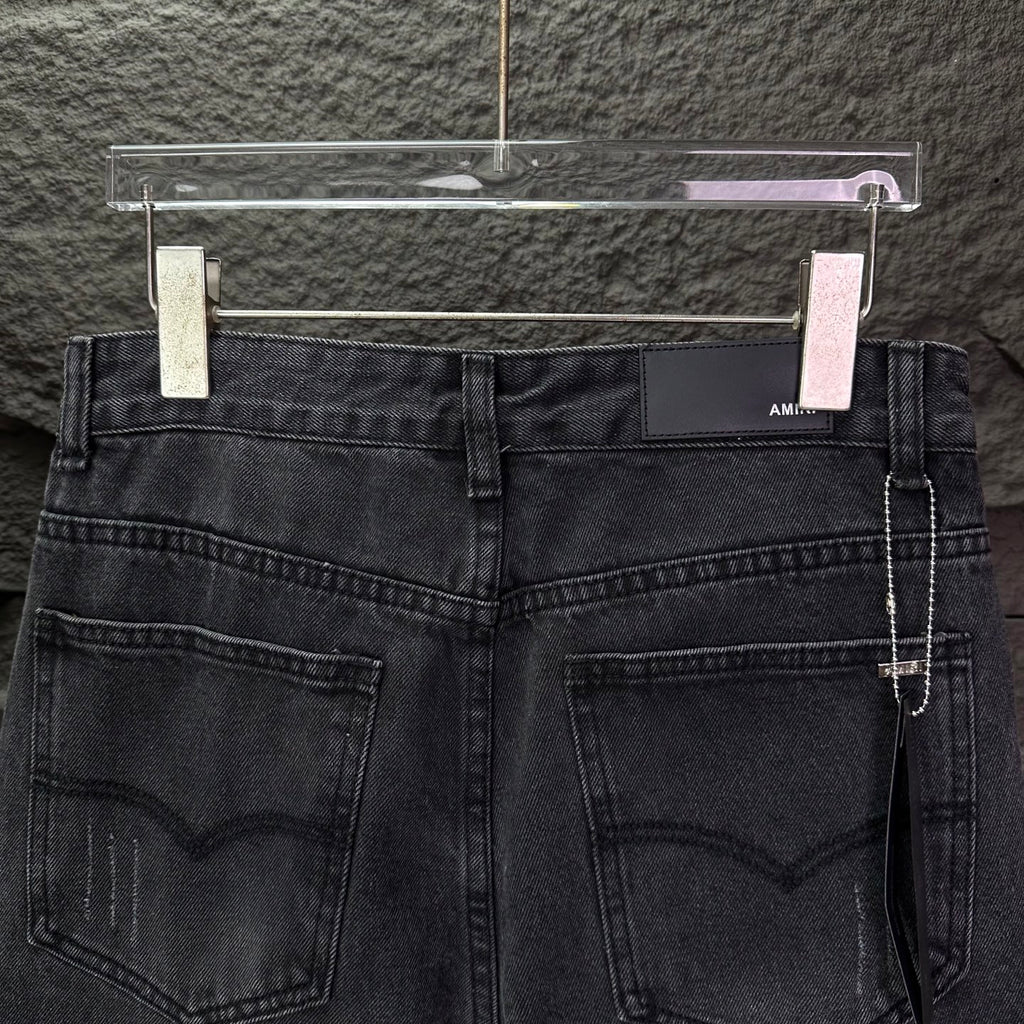 AMIRI Rhinestone‑Embellished Flared Denim Jeans