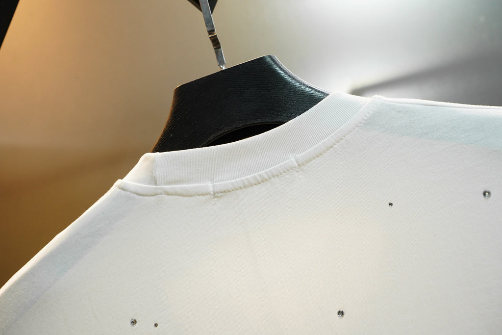 Acne Studios Stockholm 1996 Speckled Print Crew‑Neck Short‑Sleeve T‑Shirt