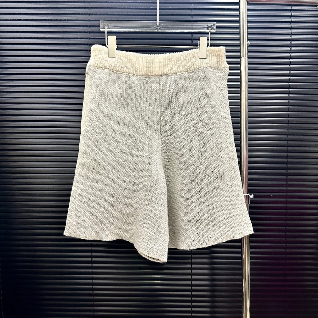 AMIRI Collegiate Logo Knit Vest & Drawstring Shorts Two‑Piece Set