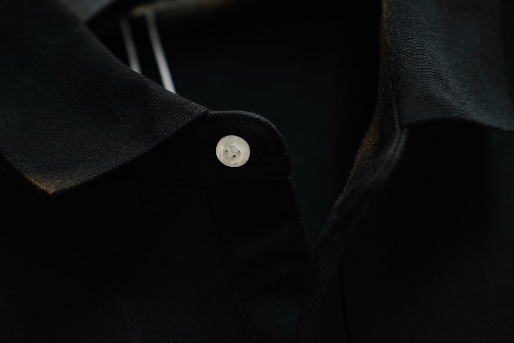 Acne Studios Est.1996 Chest Logo Short‑Sleeve Polo Shirt