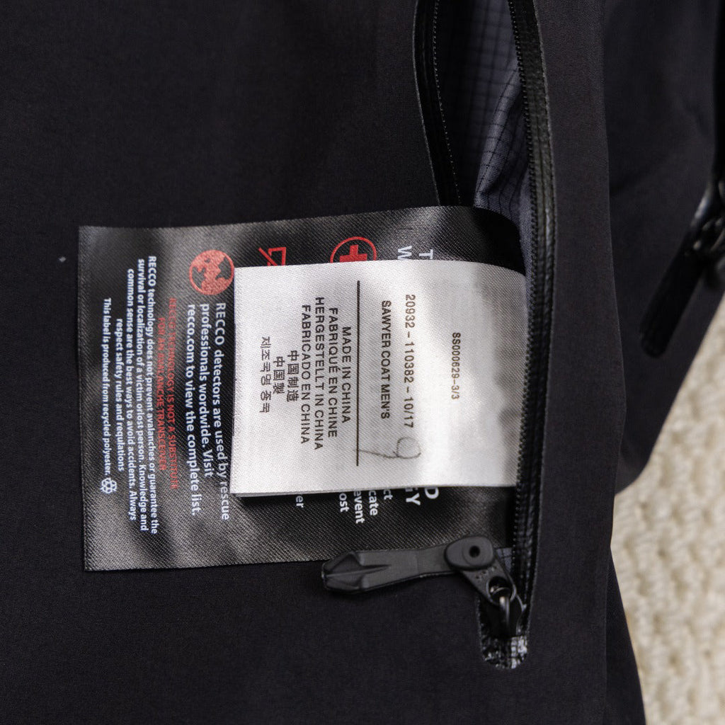 Arc'teryx GORE‑TEX Color‑Block Hooded Waterproof Shell Jacket