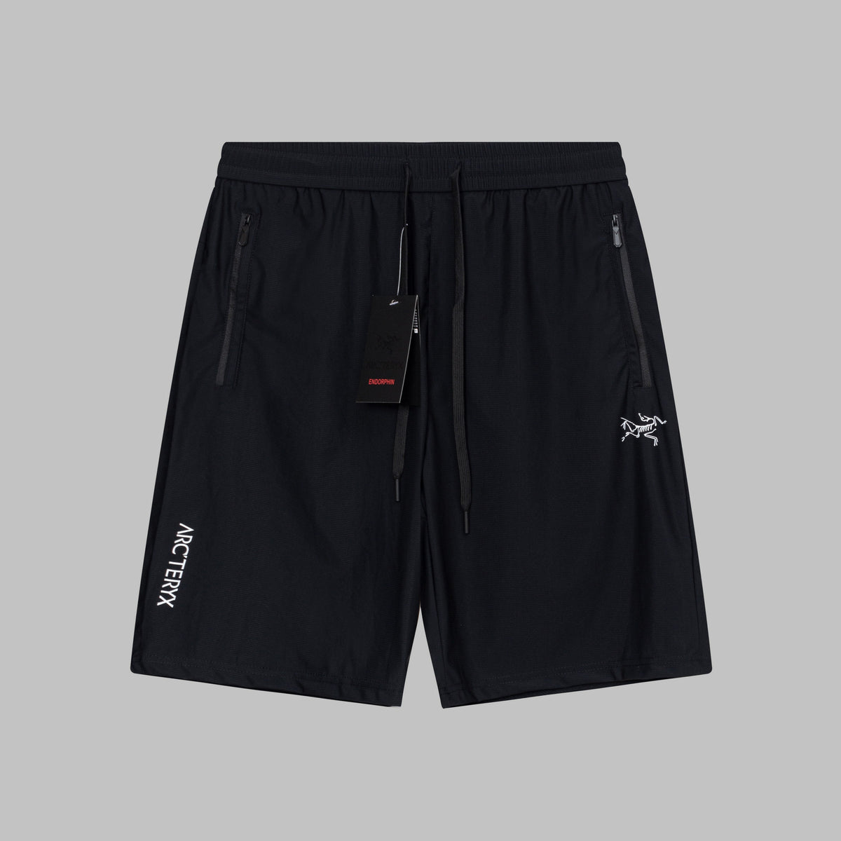 Arc'teryx Side Letter Logo Zipper Pocket Drawstring Outdoor Shorts