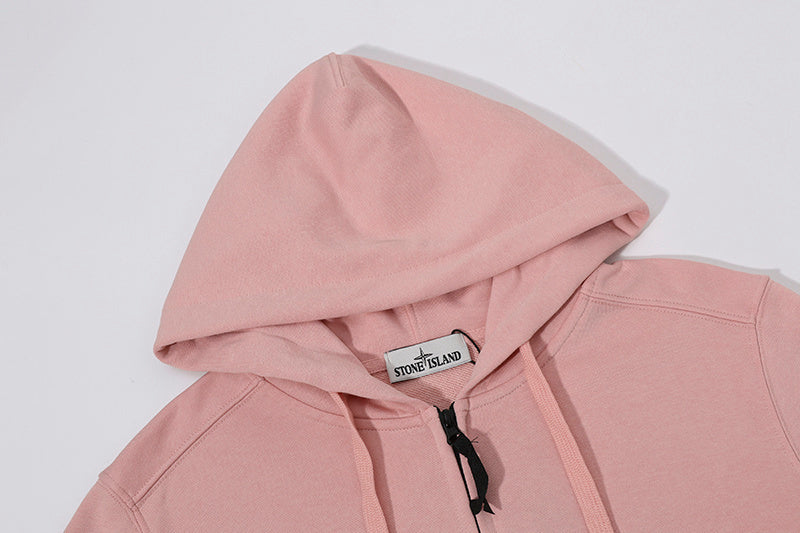 Stone Island Classic Compass Badge Full-Zip Hoodie Sweatshirt - 11 Colors