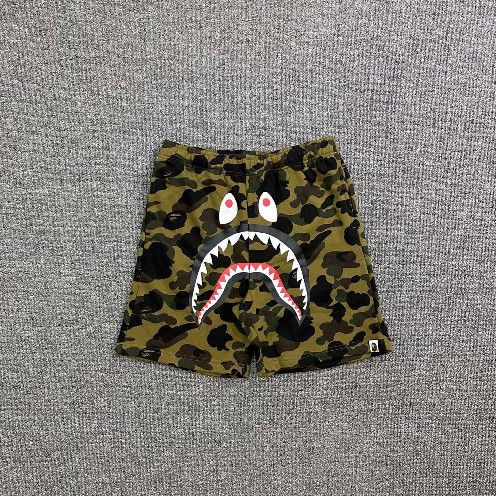 BAPE Camo Shark Shorts