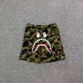 BAPE Camo Shark Shorts