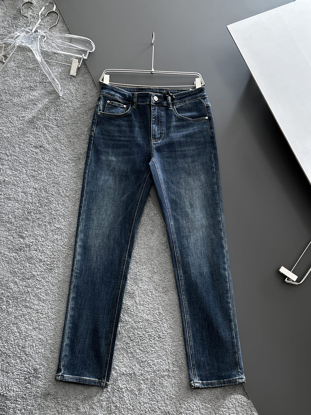 Ralph Lauren Men's Dark Wash Straight‑Leg Denim Jeans