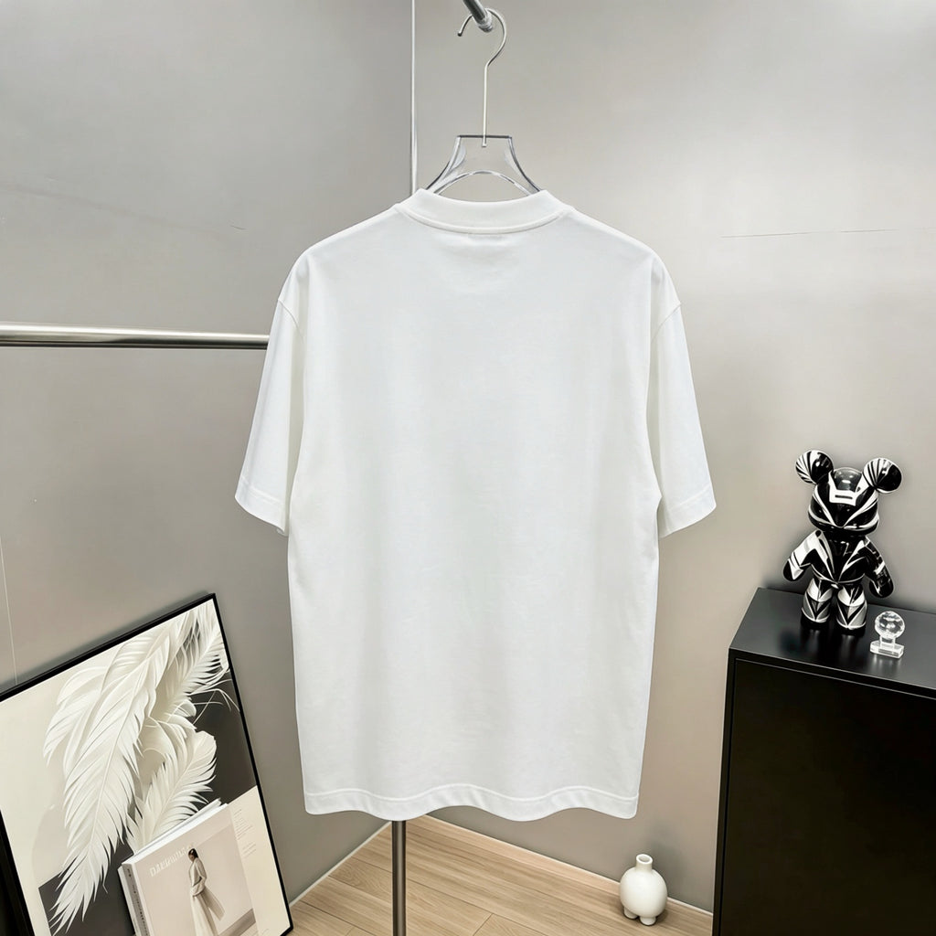 AMIRI Los Angeles Flame Logo Graphic Short‑Sleeve Tee