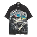 Godspeed Skeleton Driving NYC Short Sleeve Tee (Washed Black)