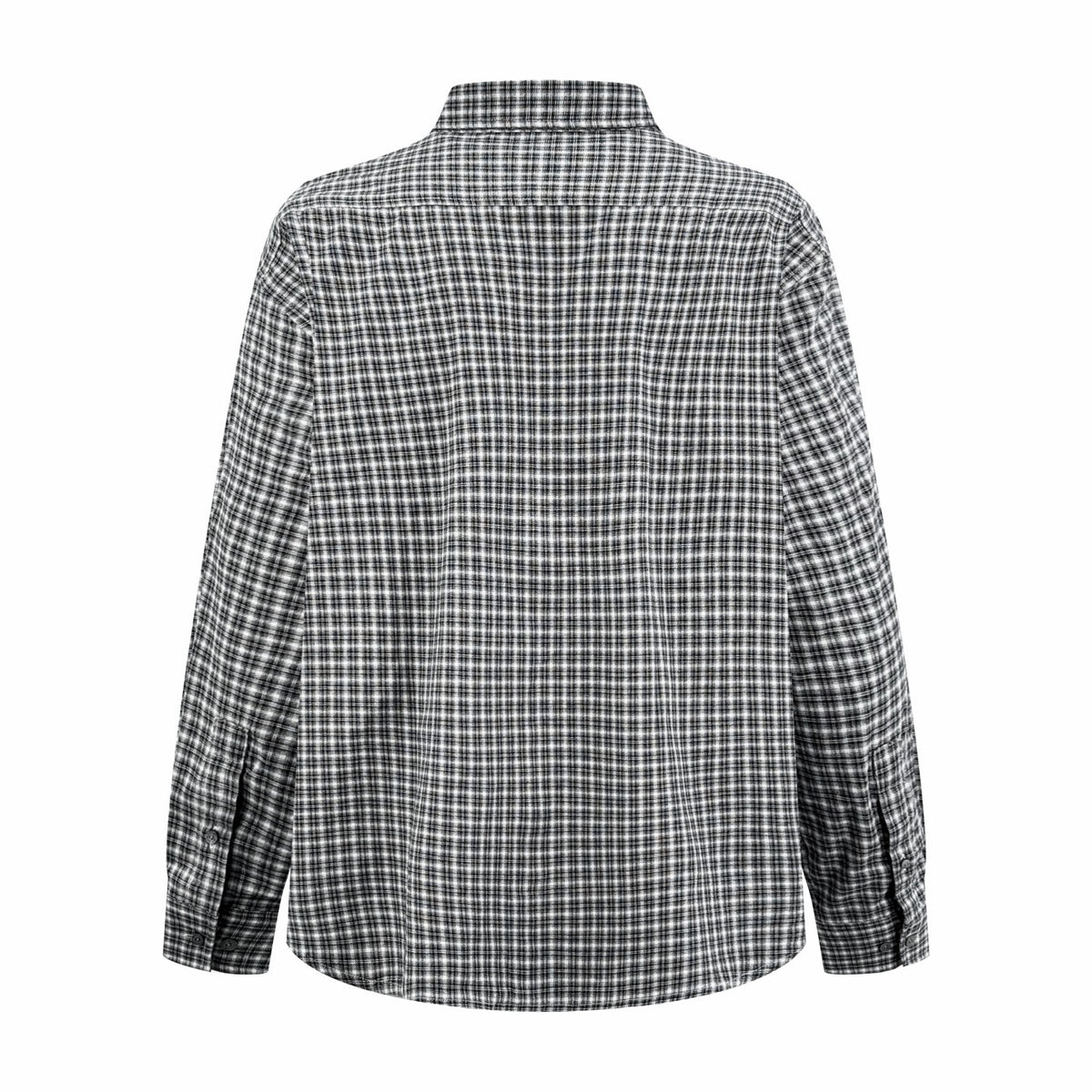 Acne Studios Long‑Sleeve Check Button‑Up Shirt