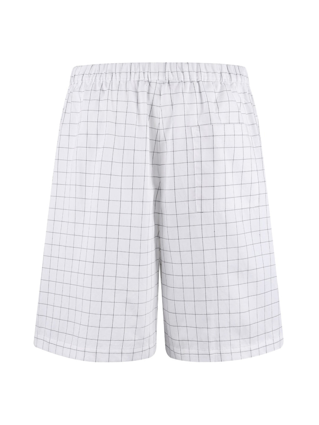 Acne Studios Grid‑Pattern Drawstring Casual Shorts