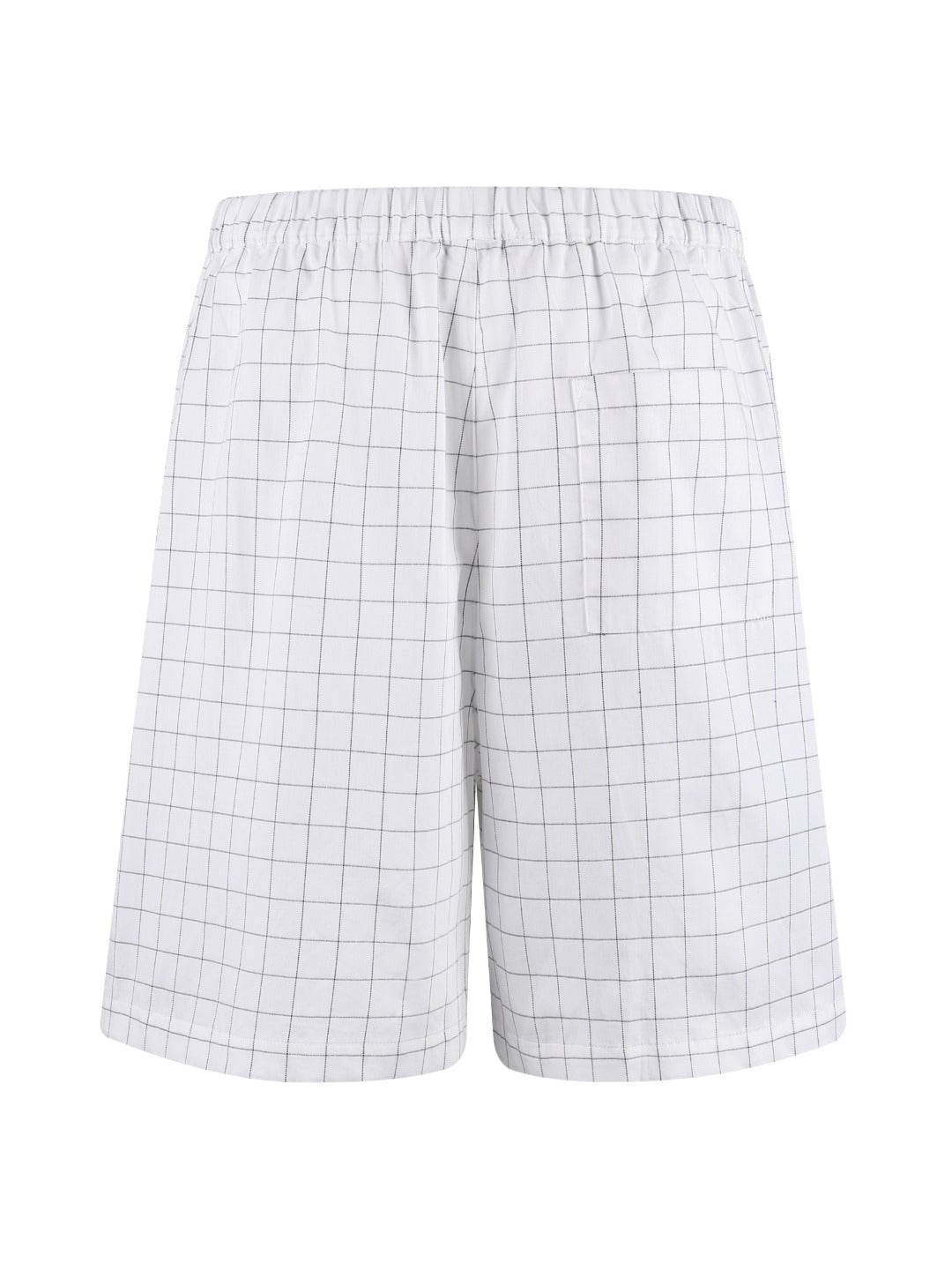 Acne Studios Grid‑Pattern Drawstring Casual Shorts