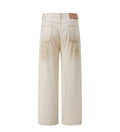 Acne Studios Vintage Paint‑Splatter Wide‑Leg Denim Jeans