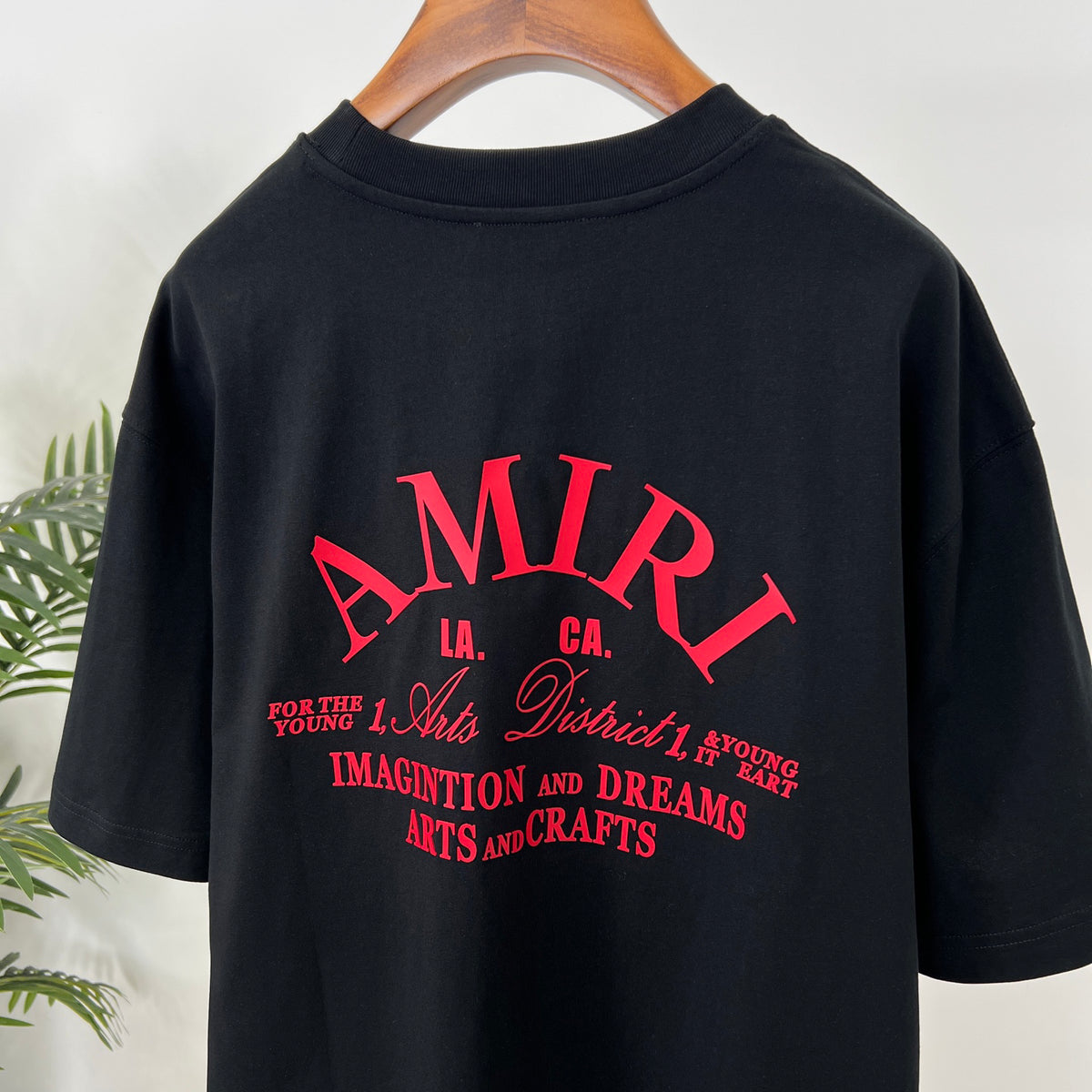 AMIRI Arts District Back‑Print Graphic Short‑Sleeve Tee