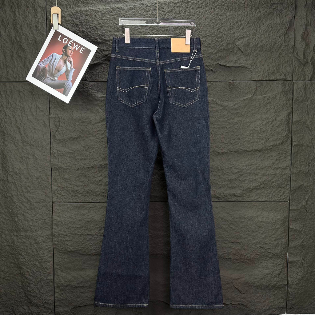 Acne Studios Raw‑Wash Flare‑Leg Jeans