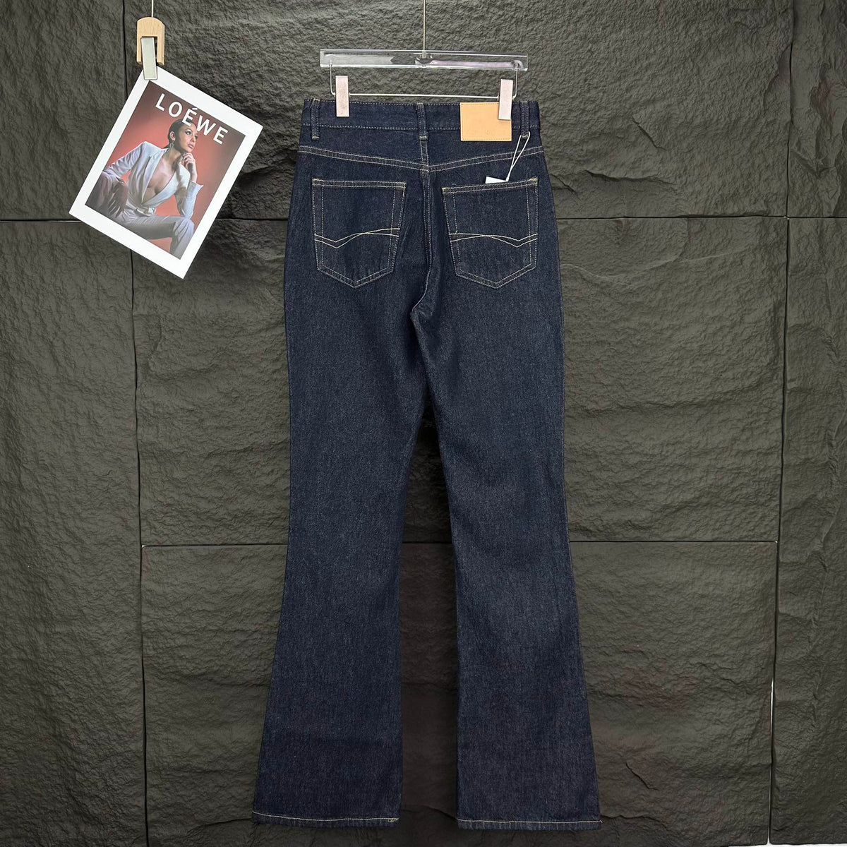 Acne Studios Raw‑Wash Flare‑Leg Jeans