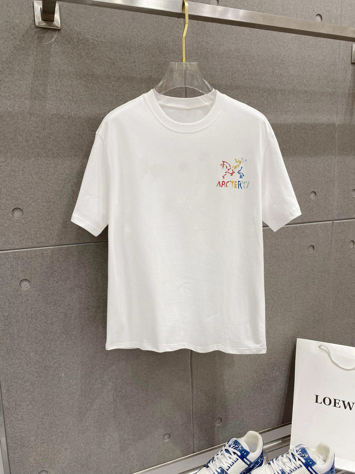 Arc'teryx Multi‑Fossil‑Bird Front‑Chest & Back Graphic SS T‑Shirt