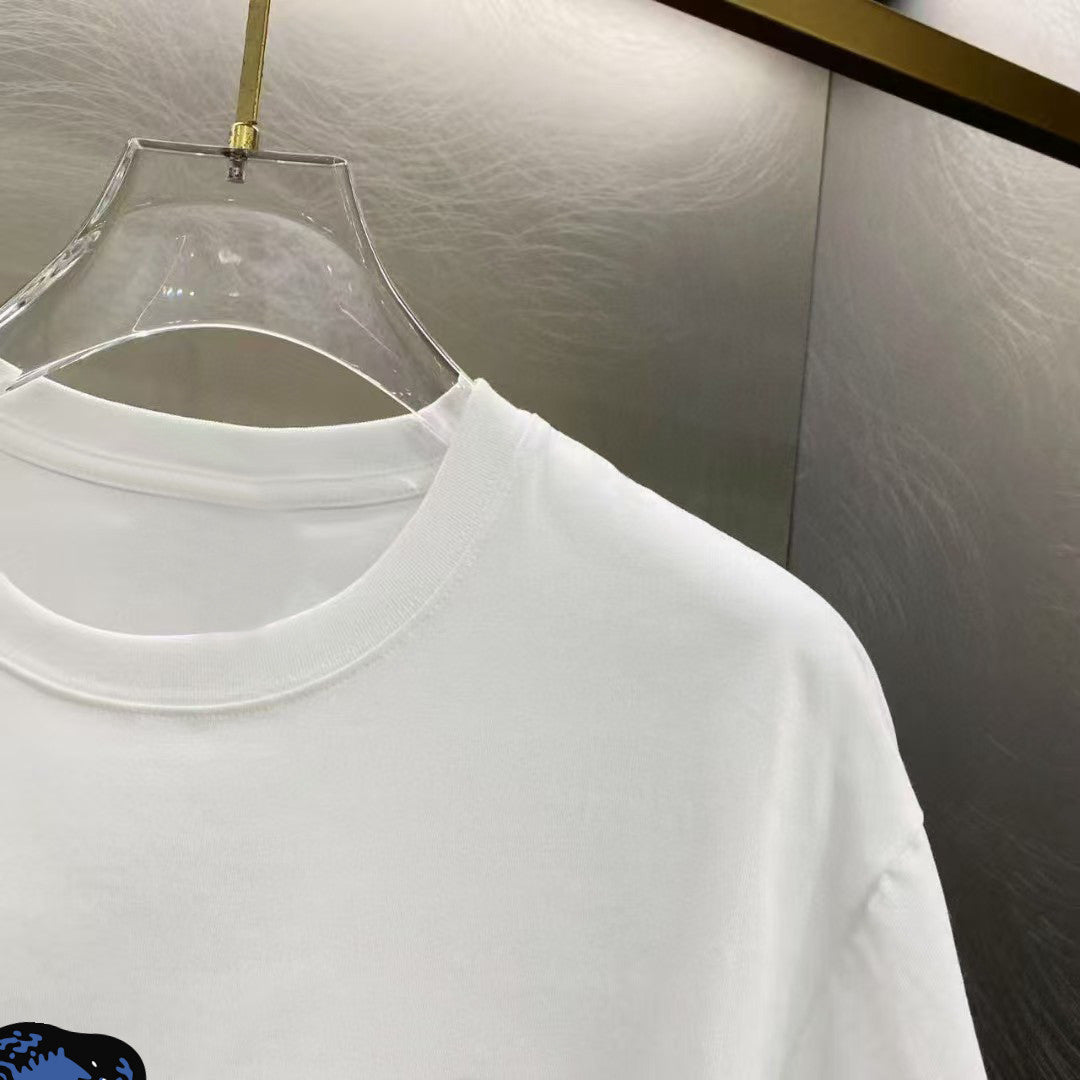 Amiri Multi‑Headed Snake Front Graphic Crew‑Neck Short‑Sleeve T‑Shirt