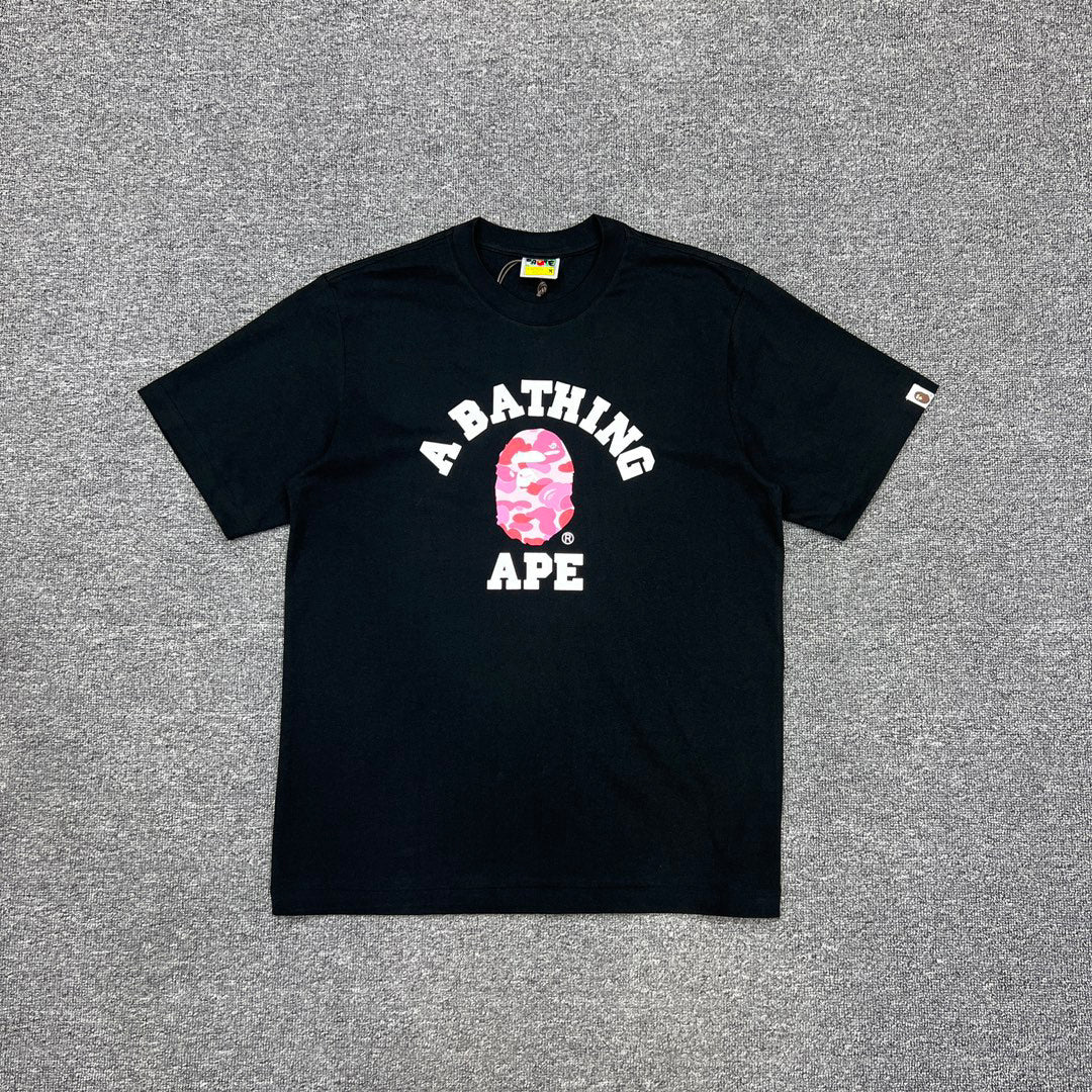 BAPE ABC Camo Ape Head College Tee Oversized Unisex T-Shirt