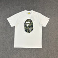 BAPE × CLOT SS25 Camo Monogram Ape Head Oversized Heavyweight Unisex T-Shirt