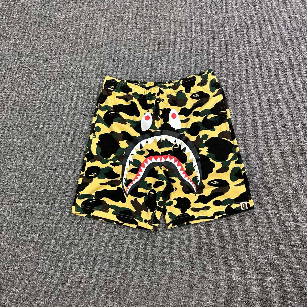 BAPE Camo Shark Shorts