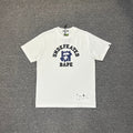 UNDEFEATED × BAPE Five Strike Ape Head College Tee Oversized Unisex T-Shirt