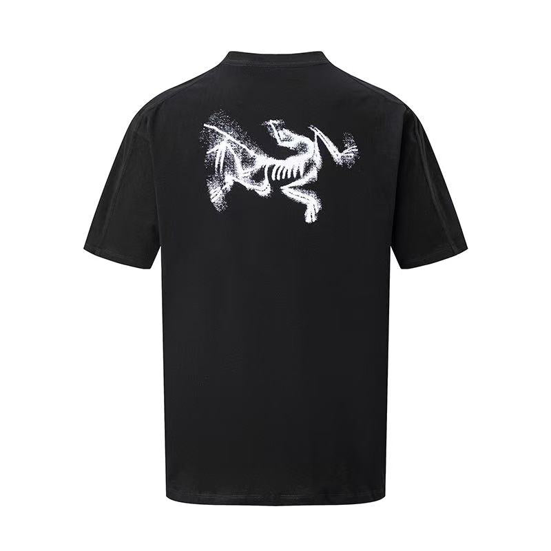 Arc'teryx Chest Logo & Back Distressed Skeleton Bird Unisex T-Shirt