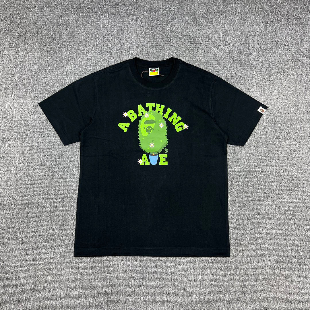 BAPE Topiary Bonsai Ape Head Daisy College Logo Tee Oversized Unisex T-Shirt