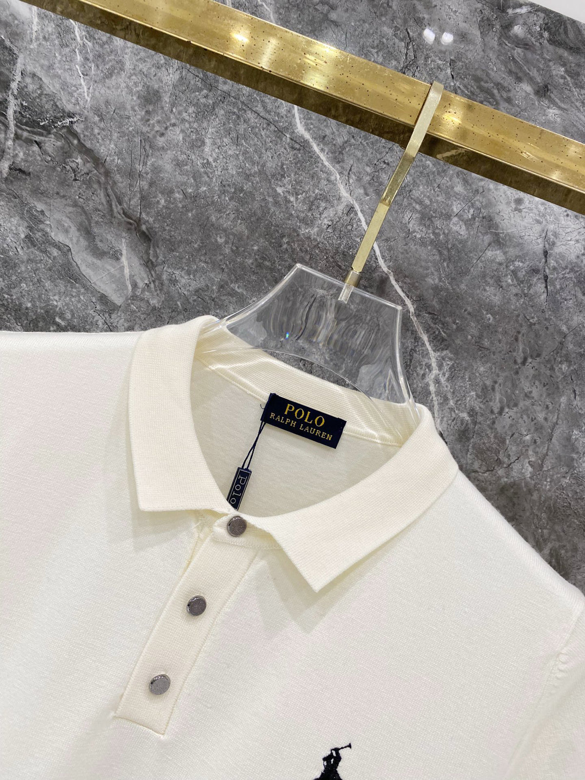 Ralph Lauren Men's Roll‑Cuff Short‑Sleeve Piqué Polo Shirt With Small Black Pony Logo