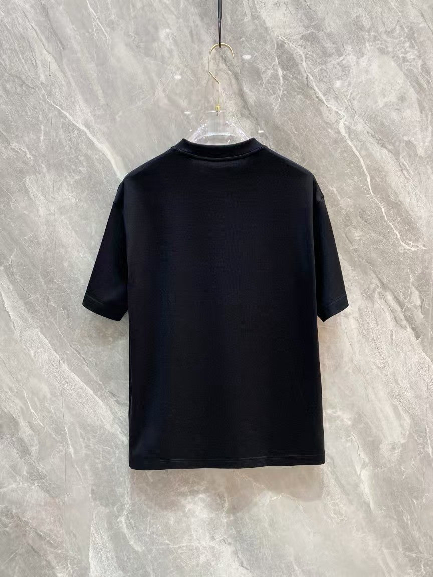 AMIRI Quatrefoil MA Symmetric Graphic Short‑Sleeve Tee