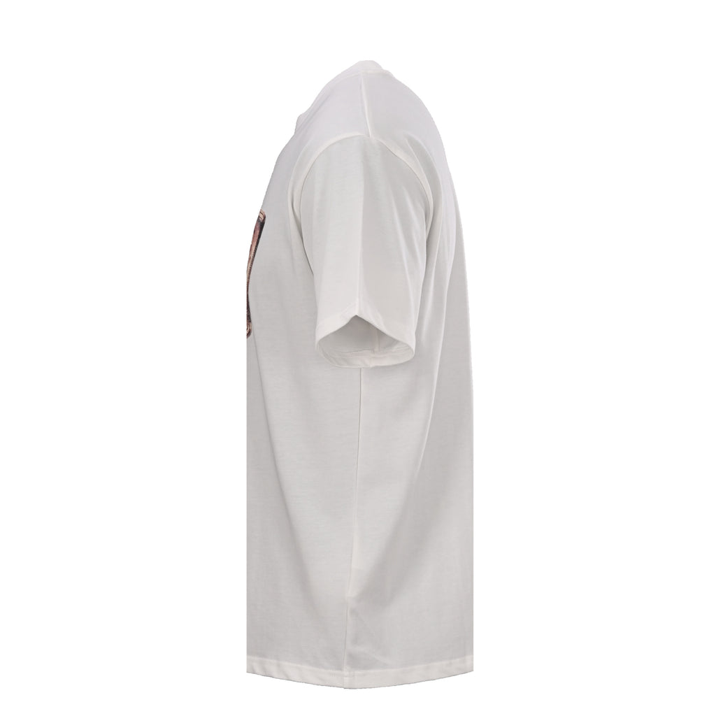 Acne Studios Western‑Patch‑Graphic Oversized Crew‑Neck T‑Shirt
