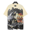 Godspeed Skeleton Prison Warden Short Sleeve Tee (Cream Yellow)