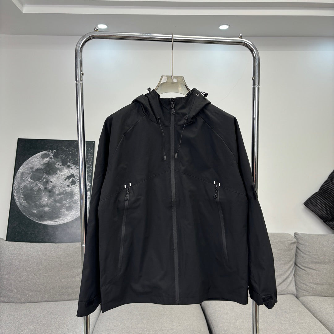 Stone Island Lightweight Three-Protection Hooded Shell Jacket with Compass Badge
