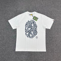 BAPE FW25 Banknote Collage Ape Head Oversized Heavyweight Unisex T-Shirt