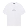 Stone Island Spring-Summer 2026 Engineering and Garment Dyeing Text Print Crew Neck T-Shirt