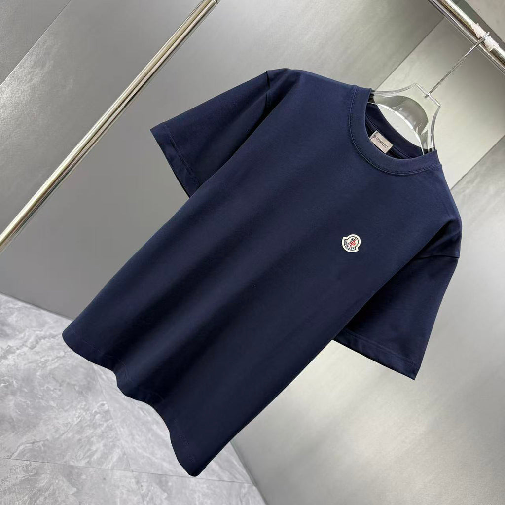 Moncler Badge Essential T-Shirt Navy