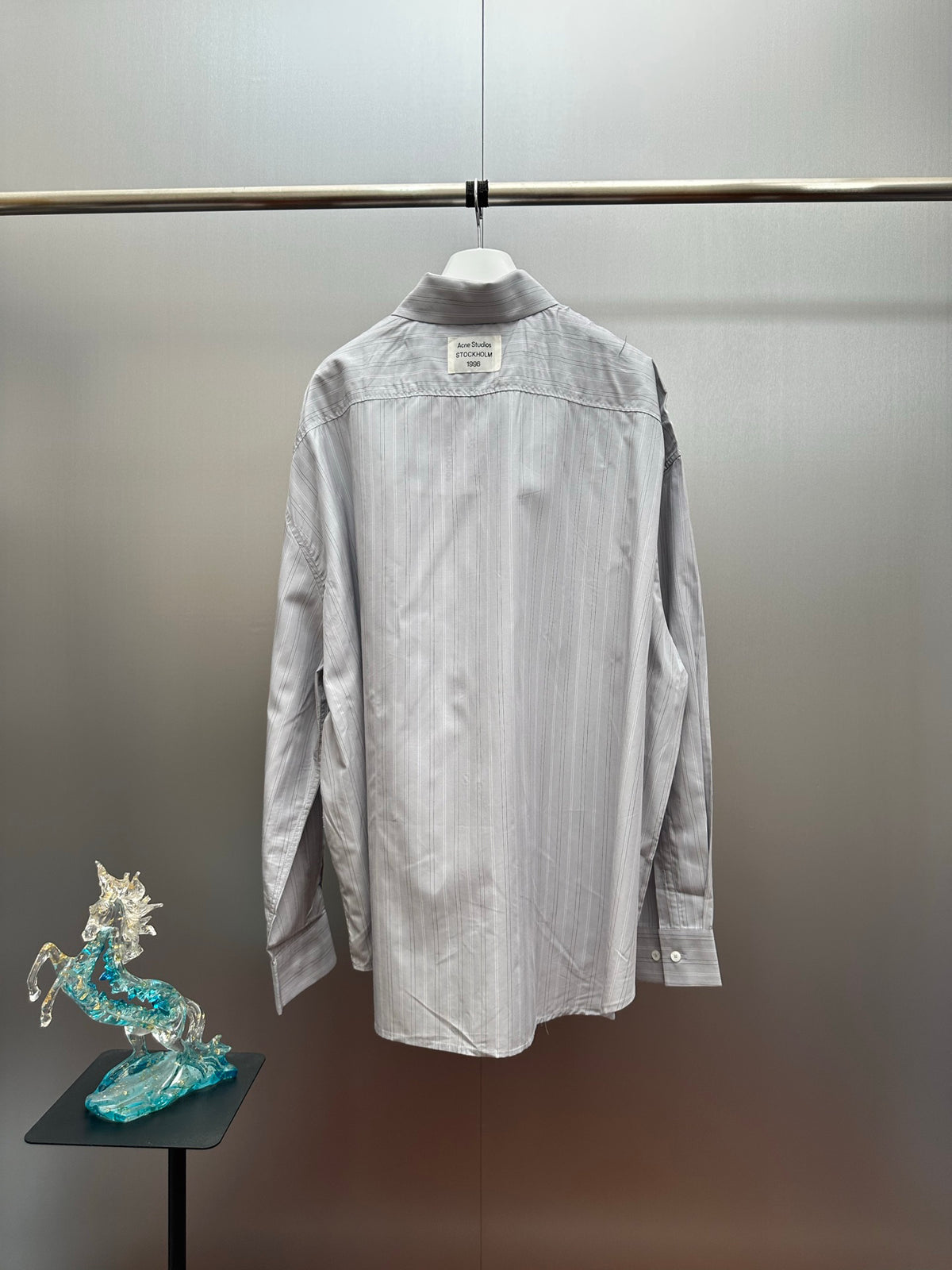 Acne Studios Oversized Striped Long‑Sleeve Shirt