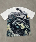 Godspeed Liberty Rising Waves Graphic Tee