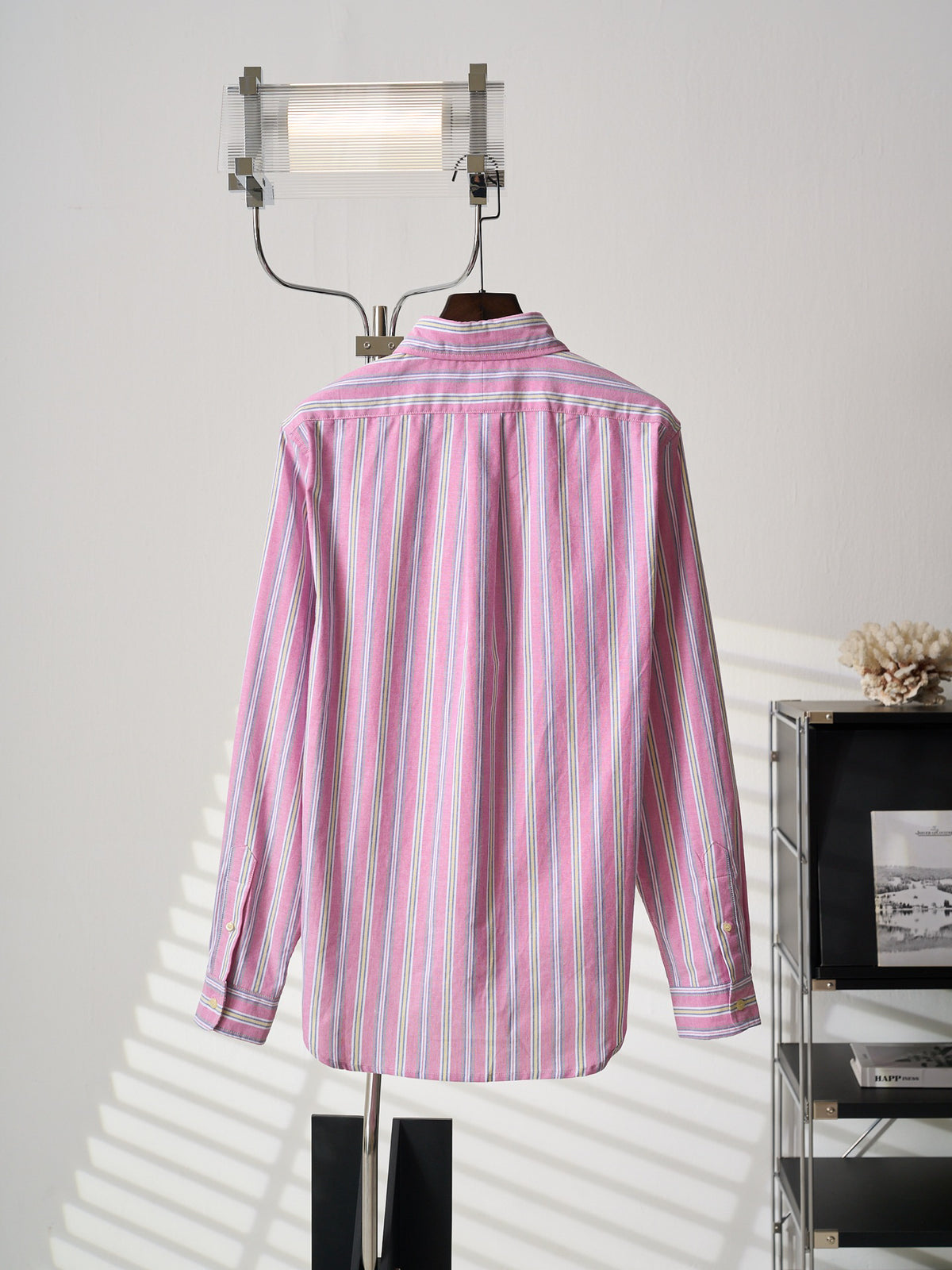 Ralph Lauren Men's Long‑Sleeve Vertical Striped Button‑Down Shirt